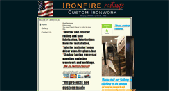 Desktop Screenshot of ironrailingsteelfab.com